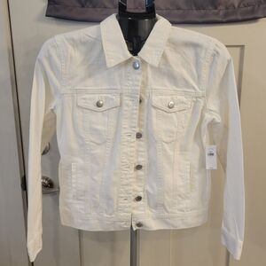 Old Navy White Denim Jacket